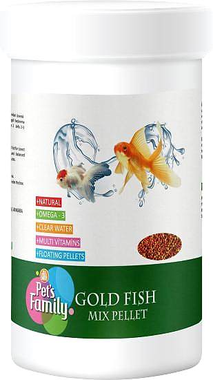 Pets Family Gold Fısh Mıx Pellet 250 Ml/90 G