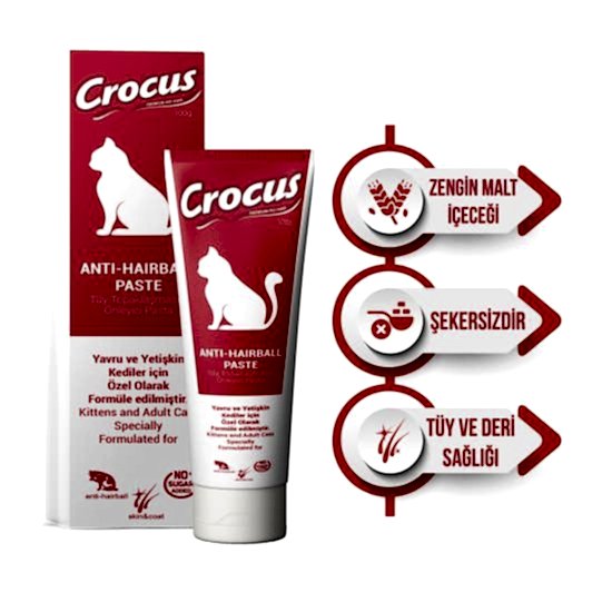 Crocus Anti Hairball Kedi Malt Macunu 100 Gram
