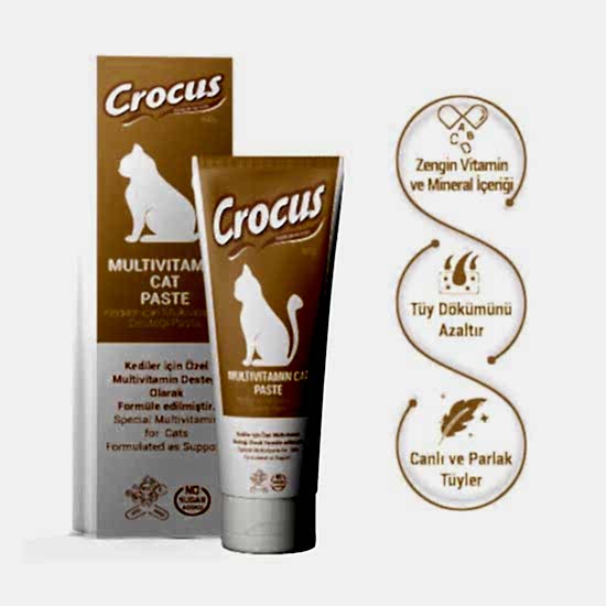 Crocus Kedi Multivitamin Macun 100 Gram