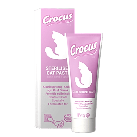 Crocus Kedi Sterilised Malt Macunu 100 Gram