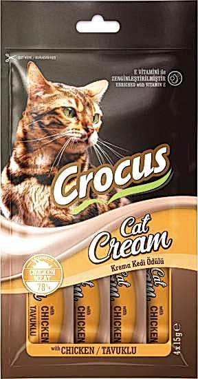 Crocus Tavuklu Krema Kedi Ödülü 4x15g
