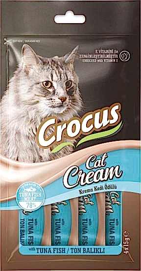 Crocus Ton Balıklı Krema Kedi Ödülü 4x15g