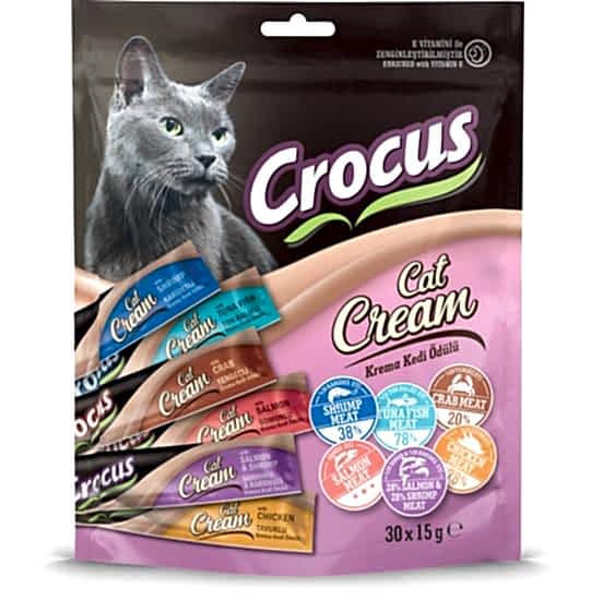 Crocus Multıpack 6 Çeşit Krema Kedi Ödülü 30x15gr