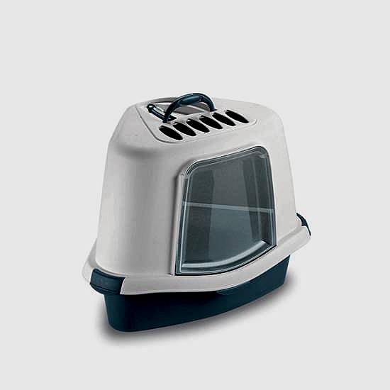 Stefanplast Sprınt Corner Plus Mavi/beyaz Kedi Tuvaleti 40x56x40cm