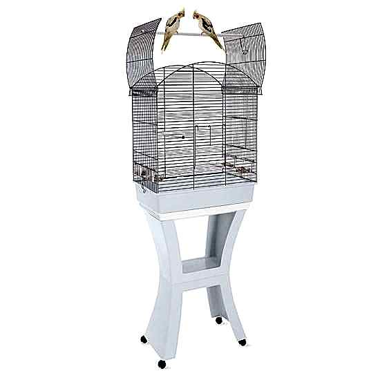 Imac Calla Ayaklı Papağan Kafesi Kahve/gold 65,5x43x76/148,5cm