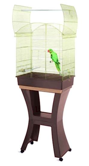 Imac Calla Ayaklı Papağan Kafesi Morcivert 65,5x43x76/148,5cm