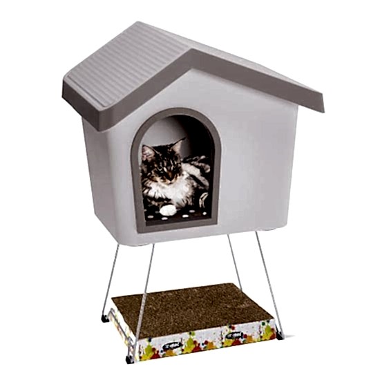 Imac Zeus 50 Evcil Hayvan Evi Bej/beyaz 53x46x47,6cm