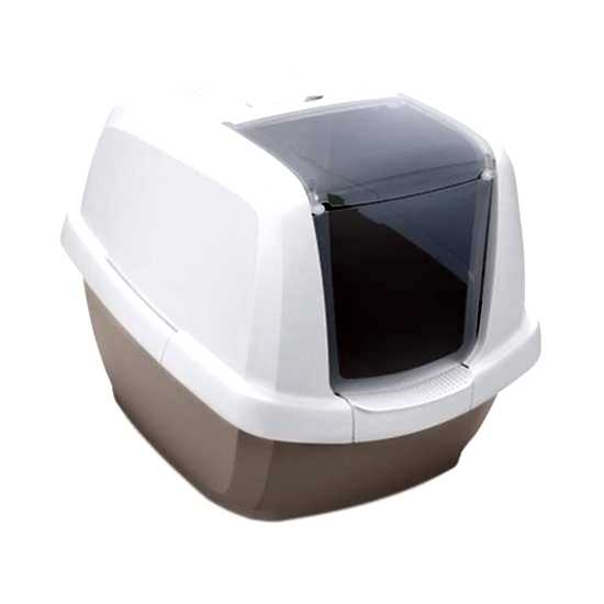Imac Maddy Kapalı Kedi Tuvaleti Bej/beyaz 65x47,5x47,5cm