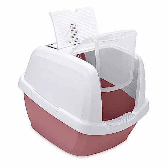 Imac Maddy Kapalı Kedi Tuvaleti Pembe/beyaz 65x47,5x47,5cm