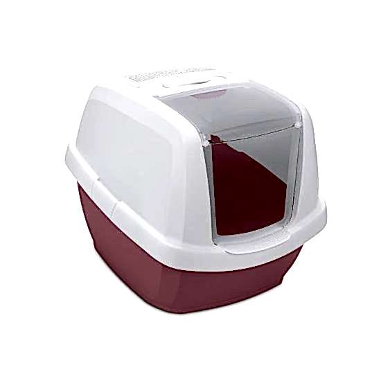 Imac Maddy Junıor Kapalı Kedi Tuvaleti Pembe/beyaz 57x43x41cm