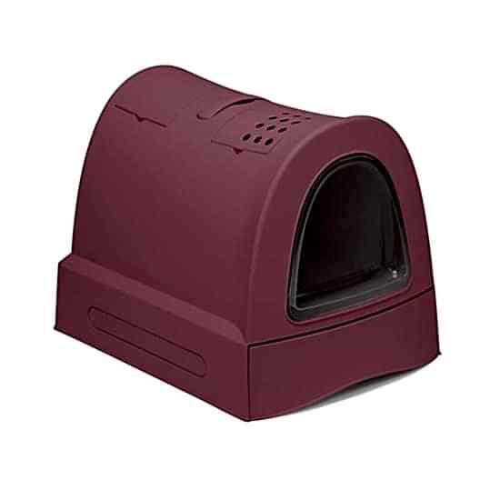 Imac Zuma Torbalı Kapalı Kedi Tuvaleti Pembe 56x40x42,5cm