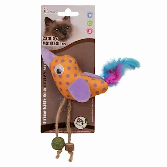 Eastland Matatabi Ve Catnipli Peluş Kuş 12cm