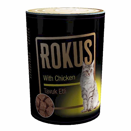 Rokus Tavuklu Kedi Konservesi 410g Rok240410cnaca1