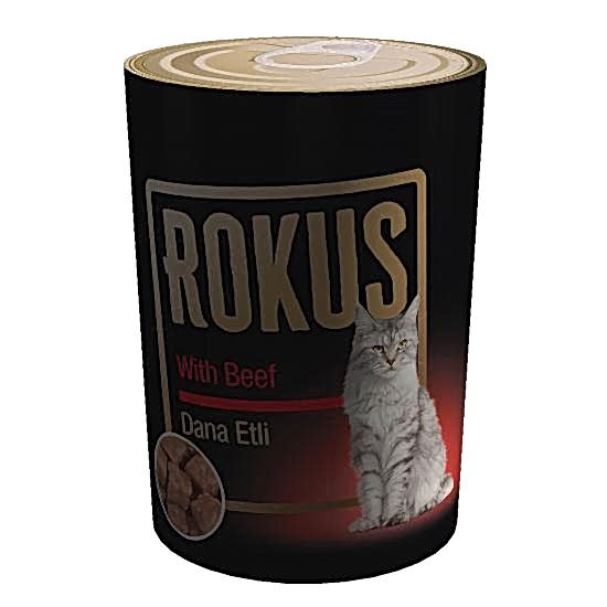 Rokus Dana Etli Kedi Konservesi 410g Rok240410bfacl1