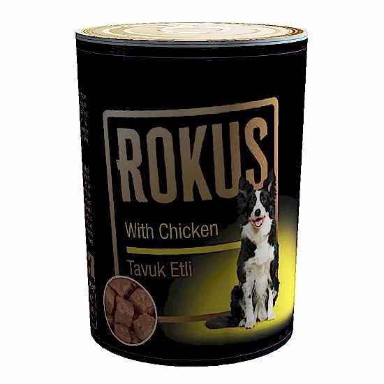 Rokus Tavuklu Köpek Konservesi 410g Rok240410cnadl1