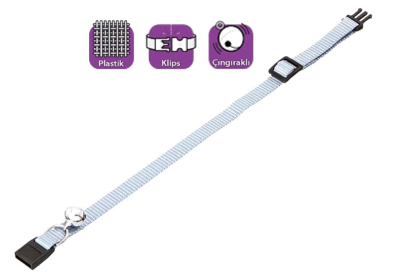 Karlıe Boyun Tasma Çıng. 30 Cm Mavi