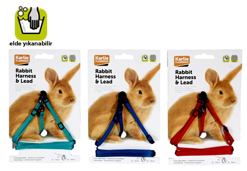 Karlıe Tavşan Tasma+uzatma 100cm / 20-30cm