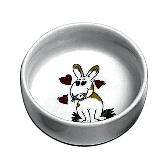 Karlıe Seramik Tavşan Mama Kabı 300ml