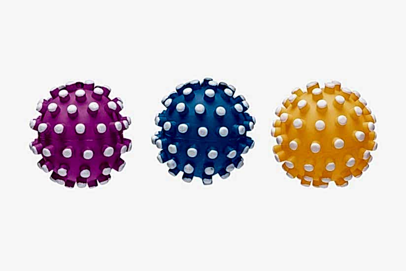 Karlıe Köpekler İçin Dikenli Kirpi Top Çok Renkli