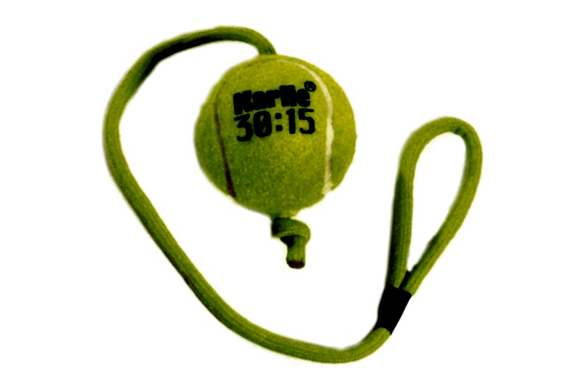 Karlıe İpli Tenis Topu 30 Cm Sarı