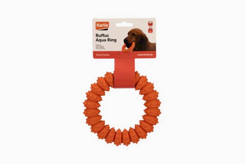 Karlıe Plastik Halka Köpek Oyuncağı Turuncu 15