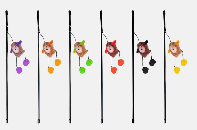 Karlıe Kedi Oltası Sesli Kirpi 50cm Karışık Renkli