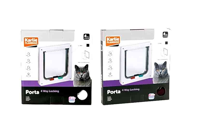 Karlıe 4yön Kilitli Kedi Kapısı 19,2x20cm K.rengi