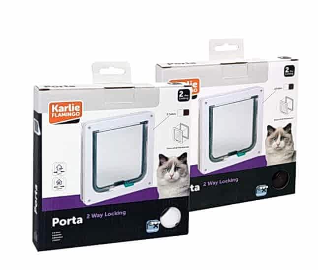 Karlıe 2 Yön Kilitli Kedi Kapısı 19,2x20cm Beyaz