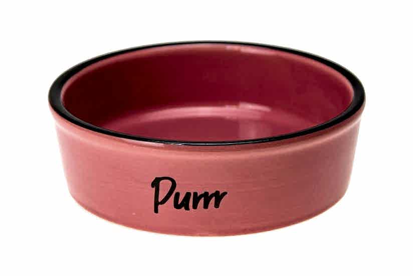 Karlıe Seramik Kedi Mama Kabı Pembe 200 Ml