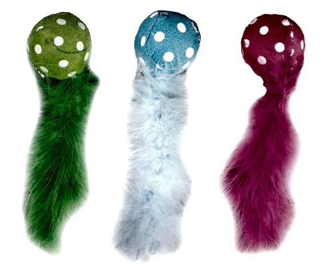 Karlıe Kuyruklu Peluş Top 14x4cm Karışık Renkli