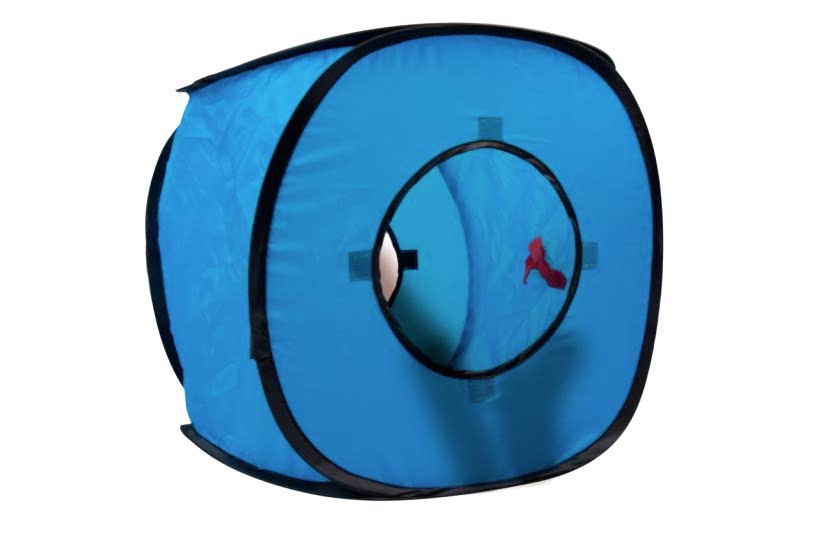 Karlıe Kedi Küp Ev 38x38x38cm Mavi