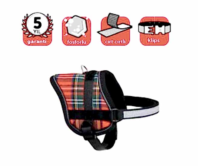 Karlıe Reflektörlü Göğ.tas.s 36-46 Cm Kırm.beyaz