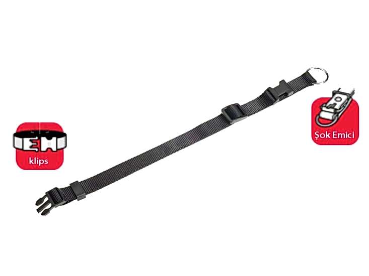 Karlıe Boyun Tasma 40-55cm Siyah