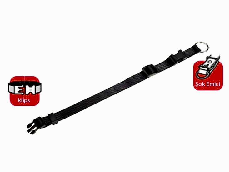 Karlıe Boyun Tasma 45-65cm Siyah