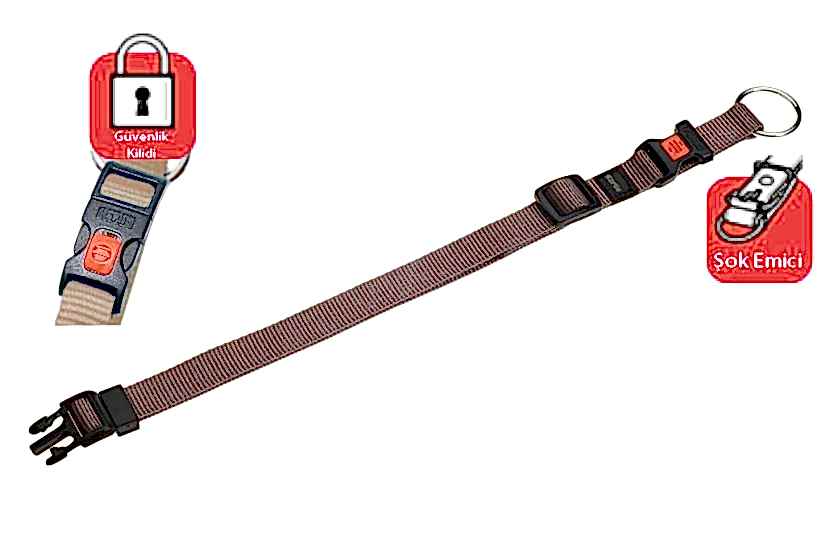 Karlıe Kilitli Boyun Tasma Xs 20-35cm Gri