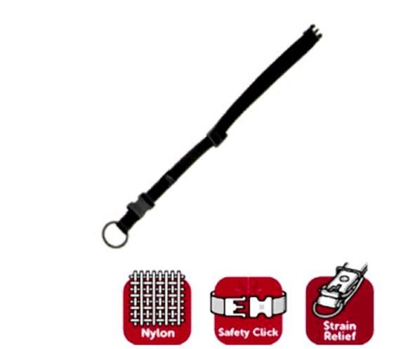 Karlıe Kilitli Boyun Tasması Xs 20-35 Cm Siyah