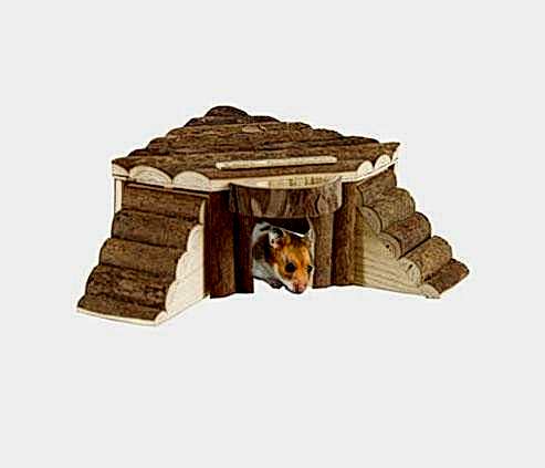 Karlıe Ahşap Kemirgen Evi 17x11x8cm