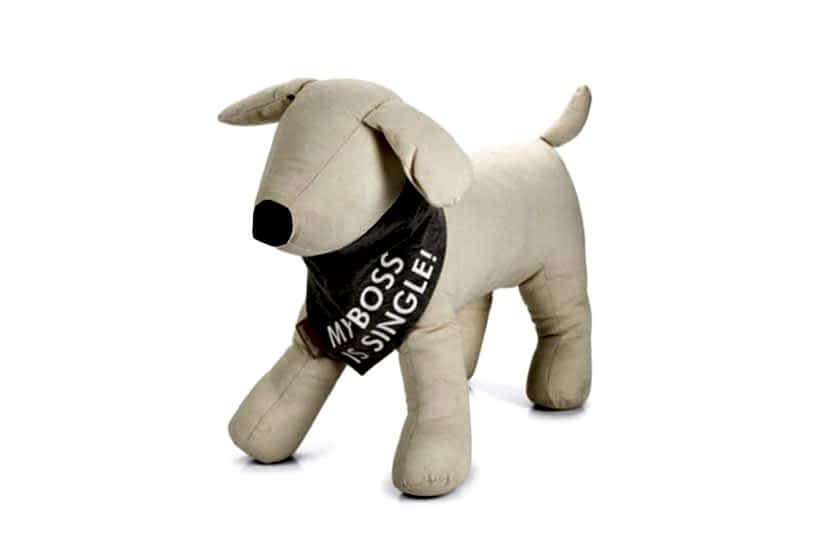 Beeztees Bandana Boyun Tasması Gri 22*12 Cm Small