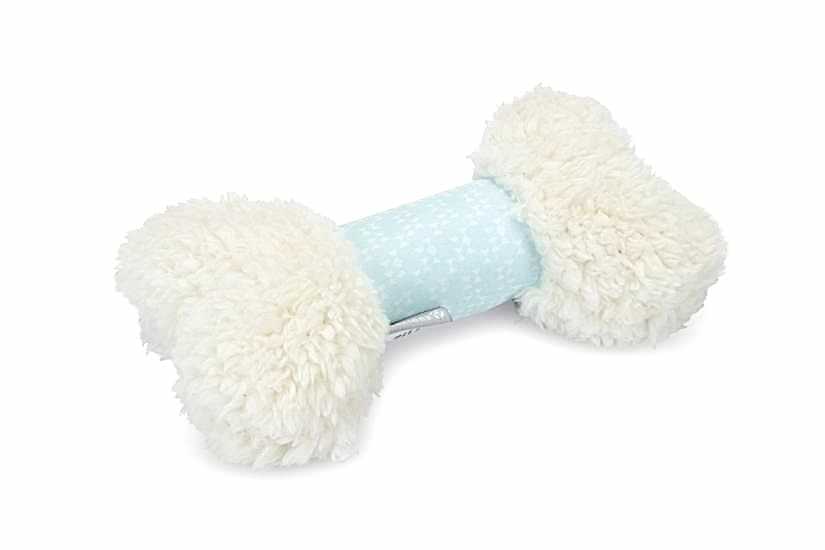 Beeztees Yavru Köpek Peluş Oyn. Kemik 21 Cm Beyaz