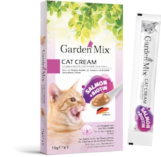 Garden Mıx Kedi Kreması Somon+biotin 15gr*5