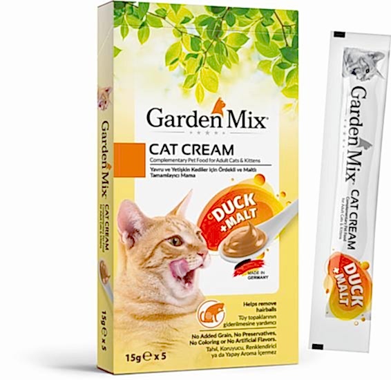 Garden Mıx Kedi Kreması Ördek+malt 15gr*5