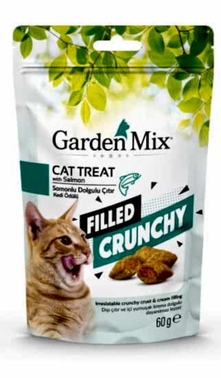 Gardenmix Somonlu İçi Dolgulu Kedi Ödülü 60gr
