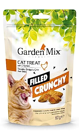 Gardenmix Tavuklu İçi Dolgulu Kedi Ödülü 60gr