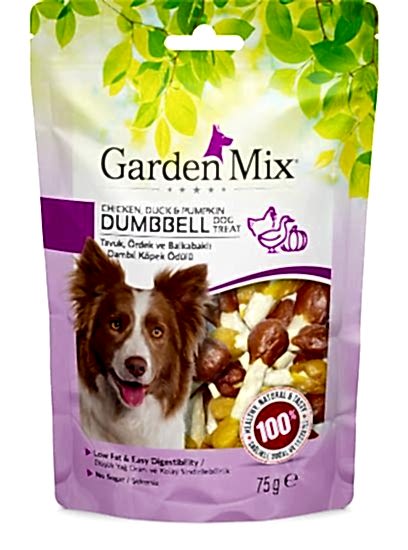 Garden Mix Tavuk Ördek Ve Balkabaklı Dambıl Köpek Ödülü 75 Gr