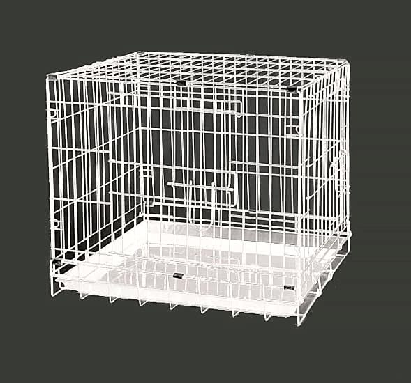 Dayang Köpek Kafesi Beyaz 61x44x50