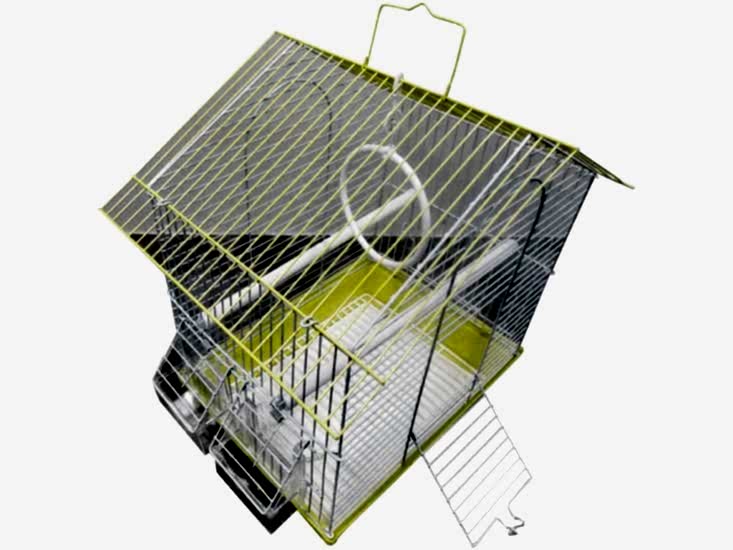 Dayang İki Kapı Çatılı Muh.kaf. Çift Renk.30x23x39