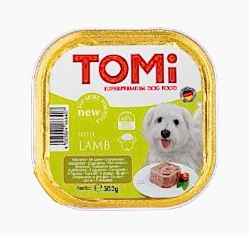 Tomi Köpek Kuzu Etli Pate Alüminyum Yaş Mama 300gr (pate)