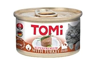 Tomi Kedi Hindi Etli Yaş Mama 85g