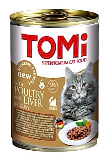 Tomi Kedi Kümes Hayvanlı Yaş Mama 400g