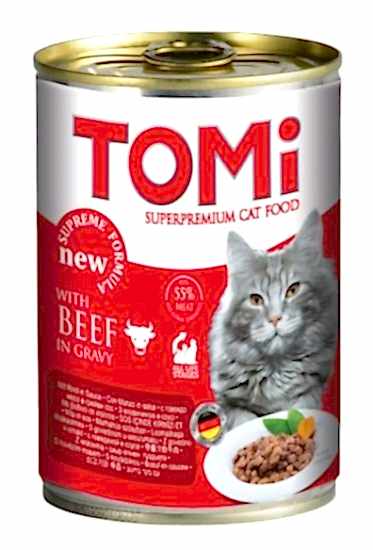 Tomi Kedi Dana Etli Yaş Mama 400g